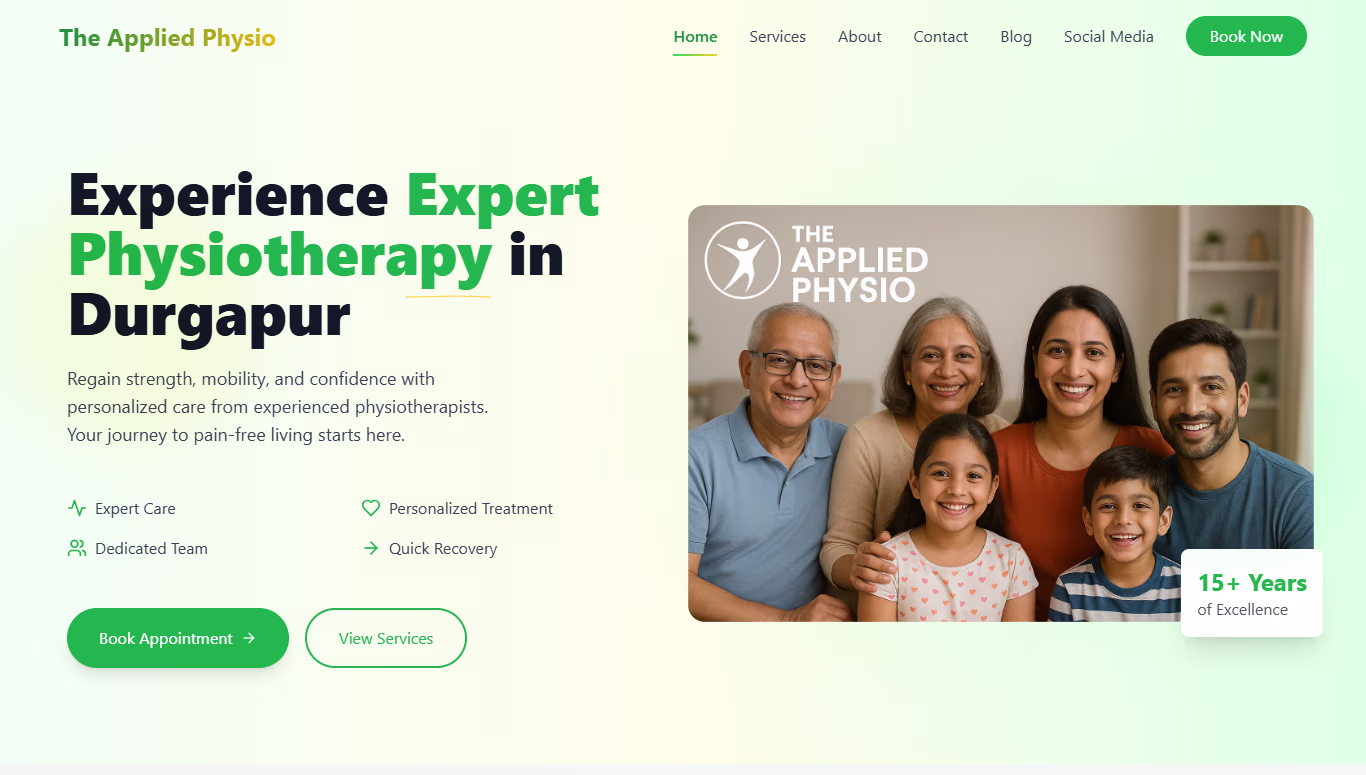 Applied Physio – Brand Website